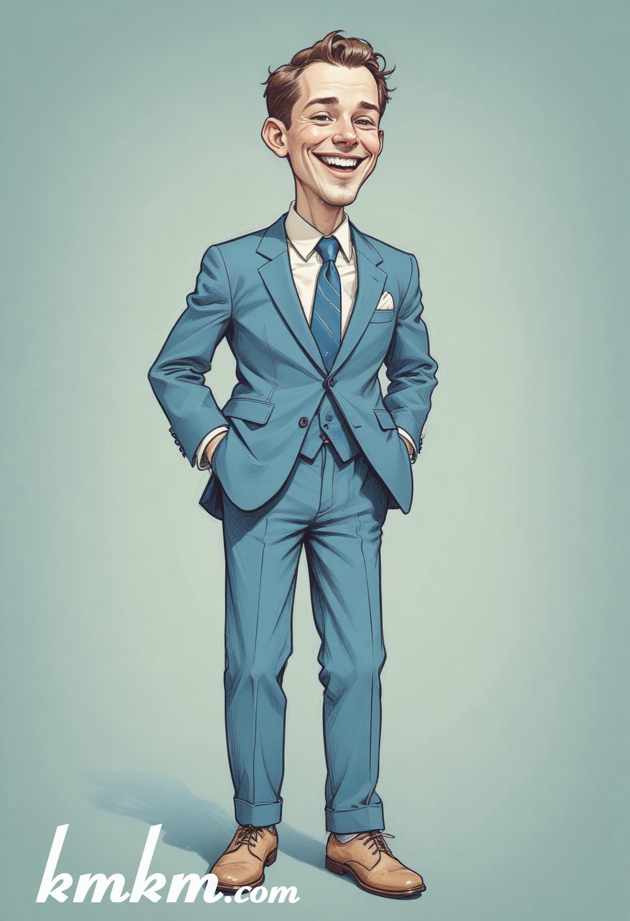 Businessman cartoon character set drawing 02