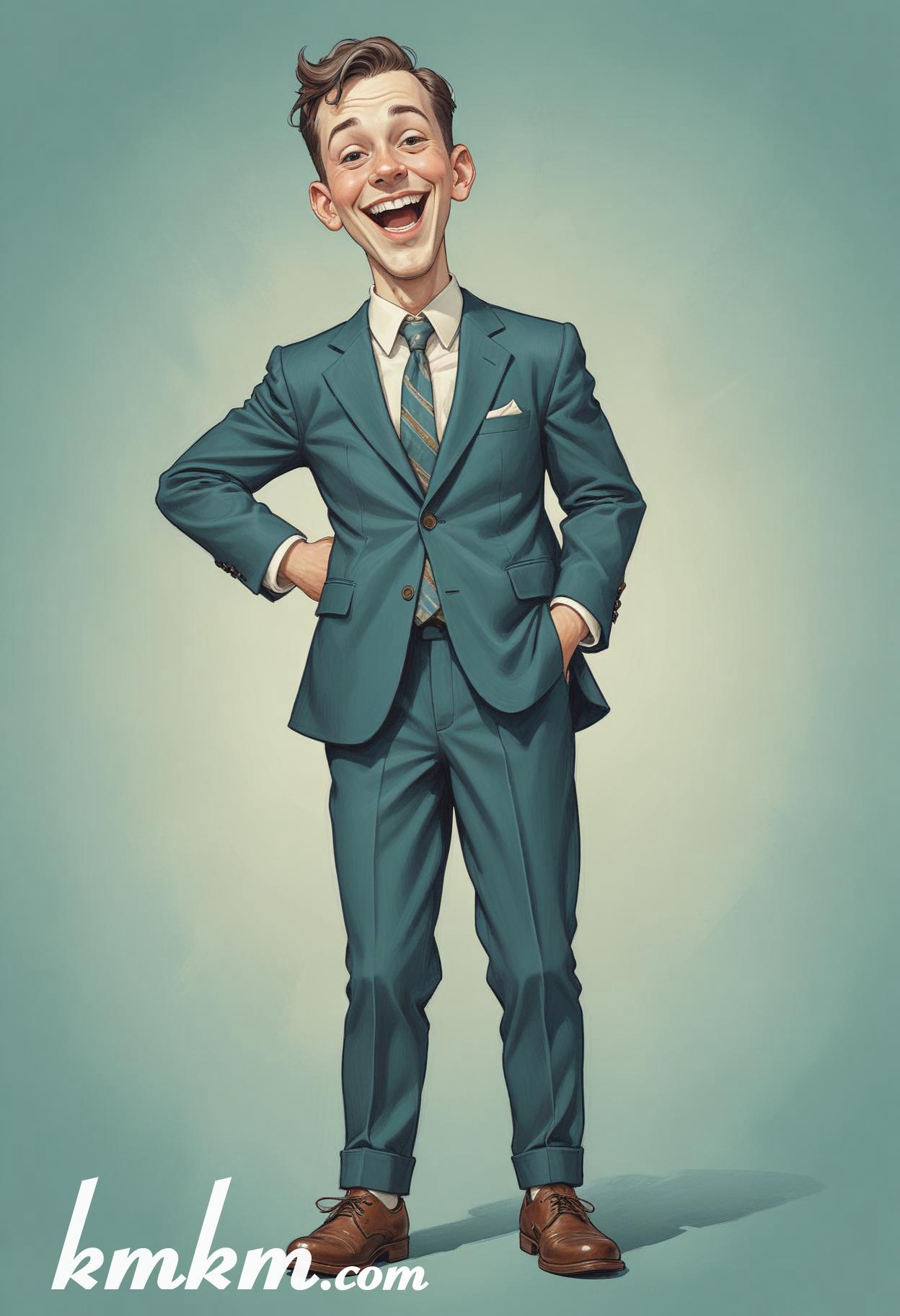 Businessman cartoon character set drawing 05