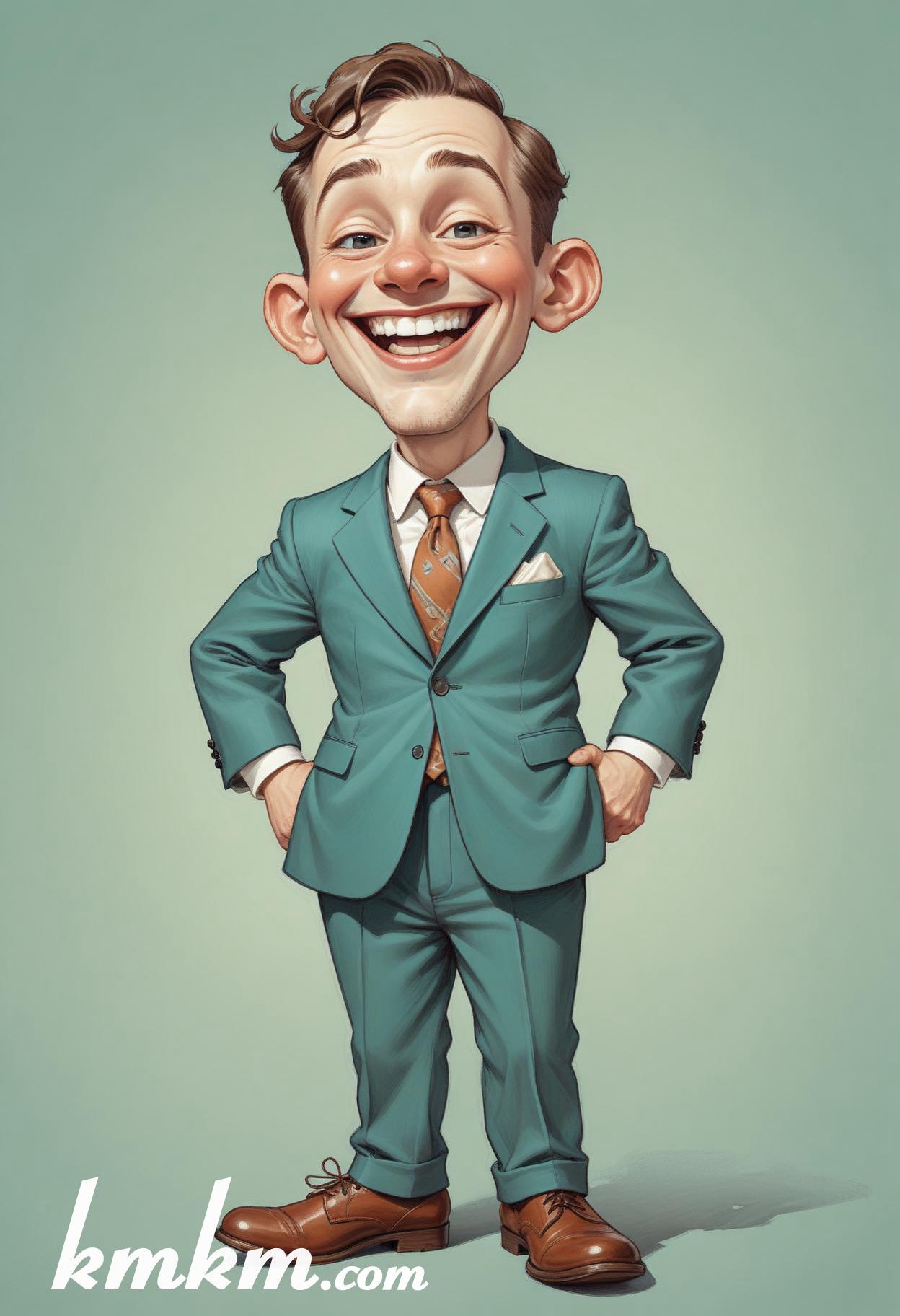 Businessman cartoon character set drawing 06