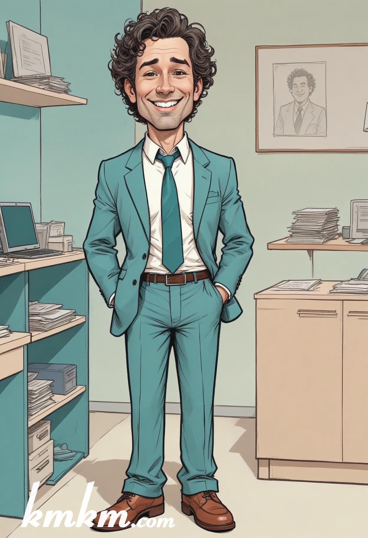 Businessman cartoon character set drawing 10