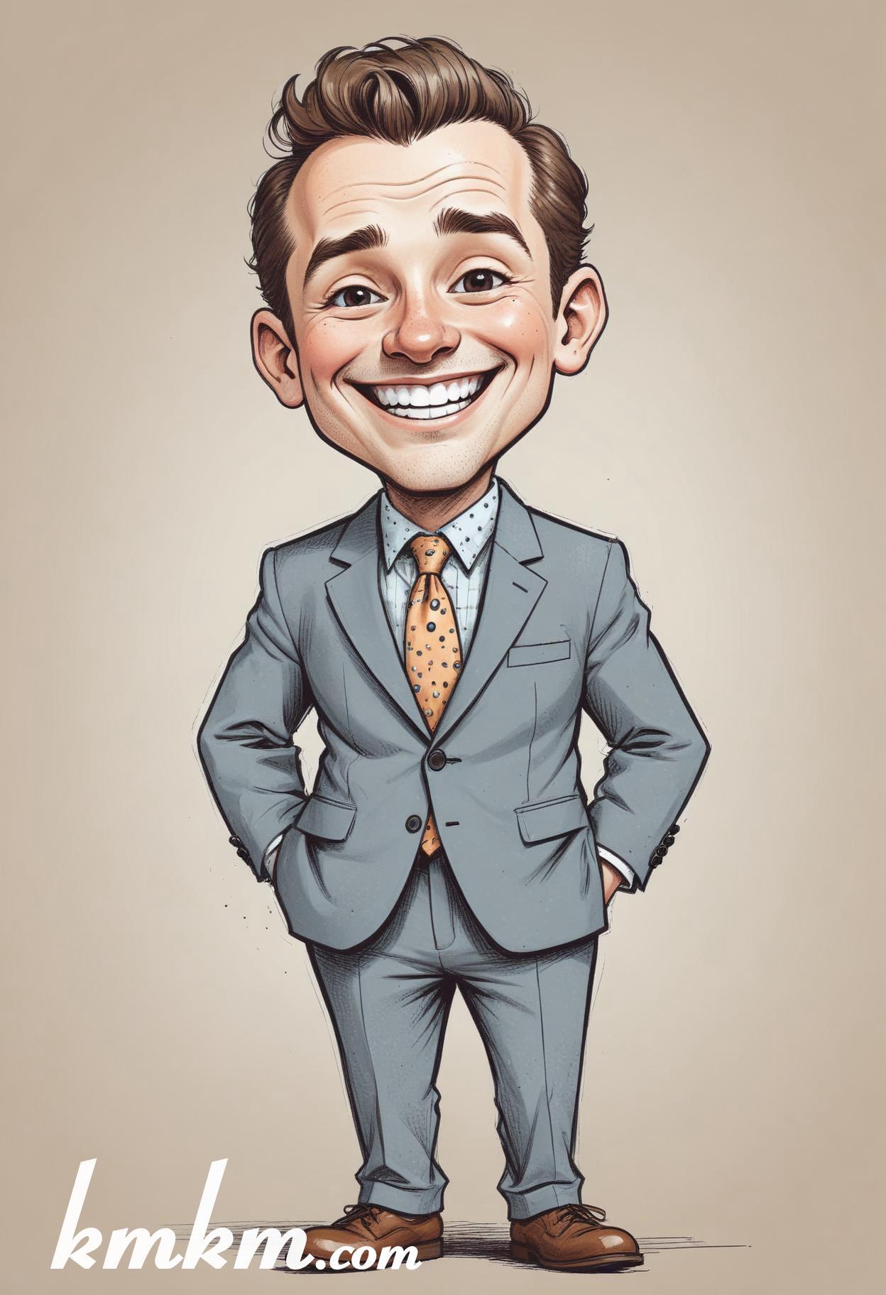 Businessman cartoon character set drawing 19