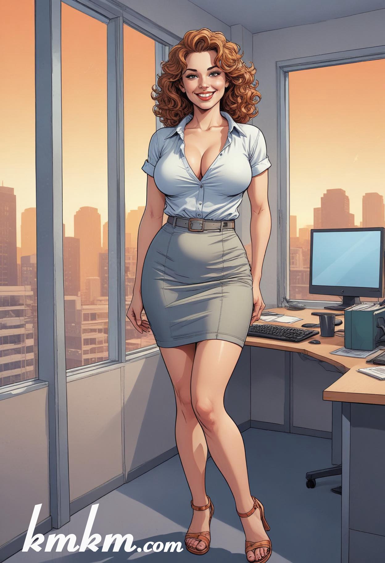 Businesswoman costume ideas cartoon drawing 07