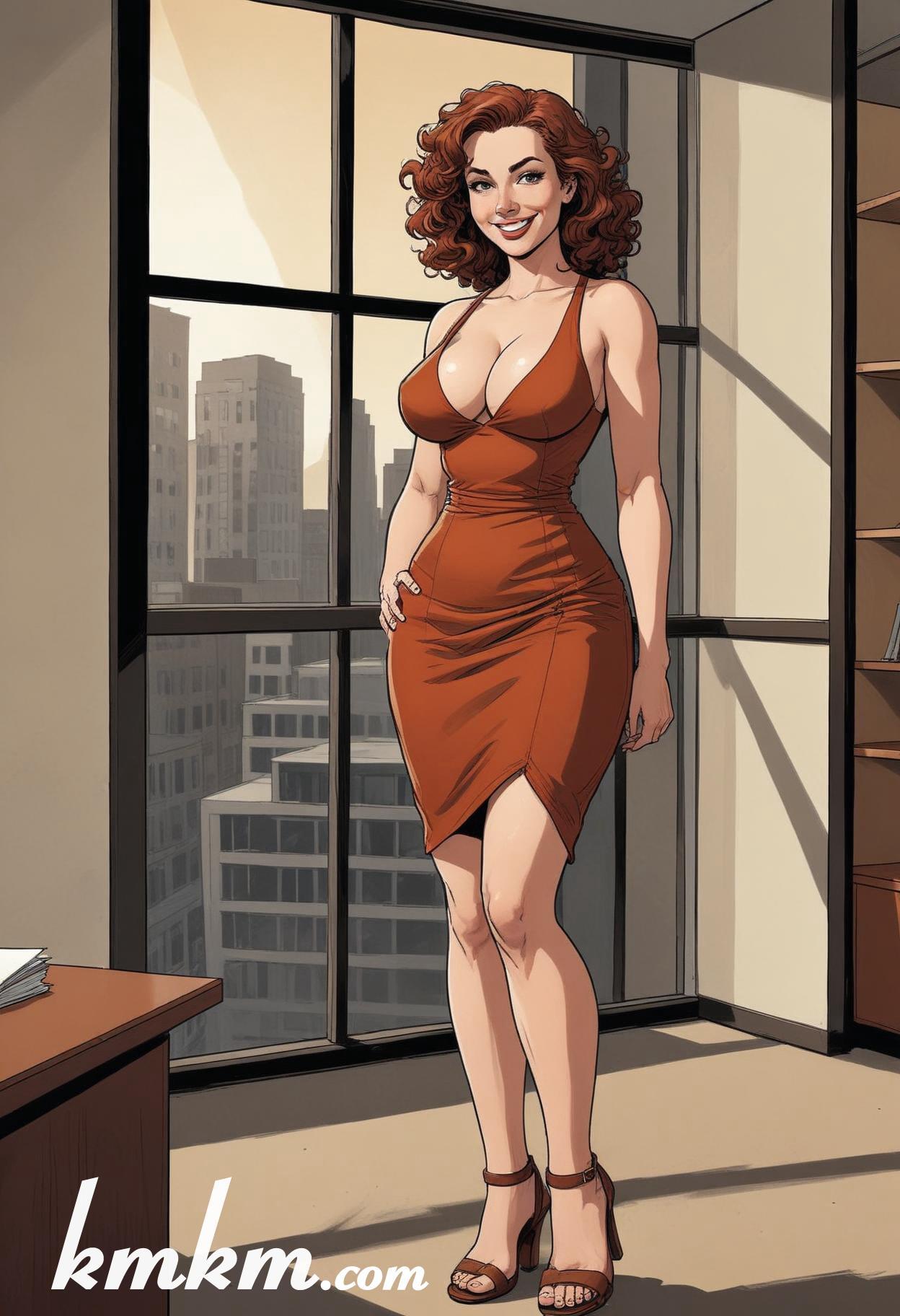 Businesswoman costume ideas cartoon drawing 08