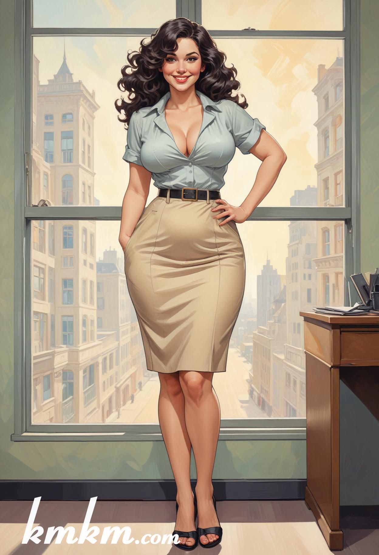 Businesswoman costume ideas cartoon drawing 14