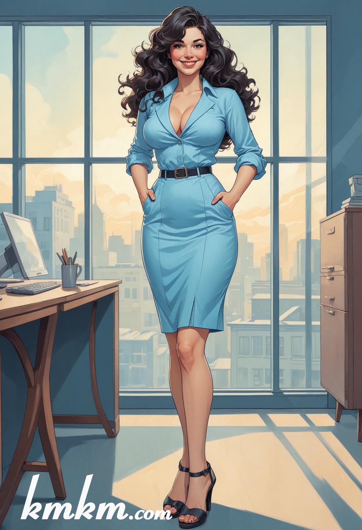 Businesswoman costume ideas cartoon drawing 19