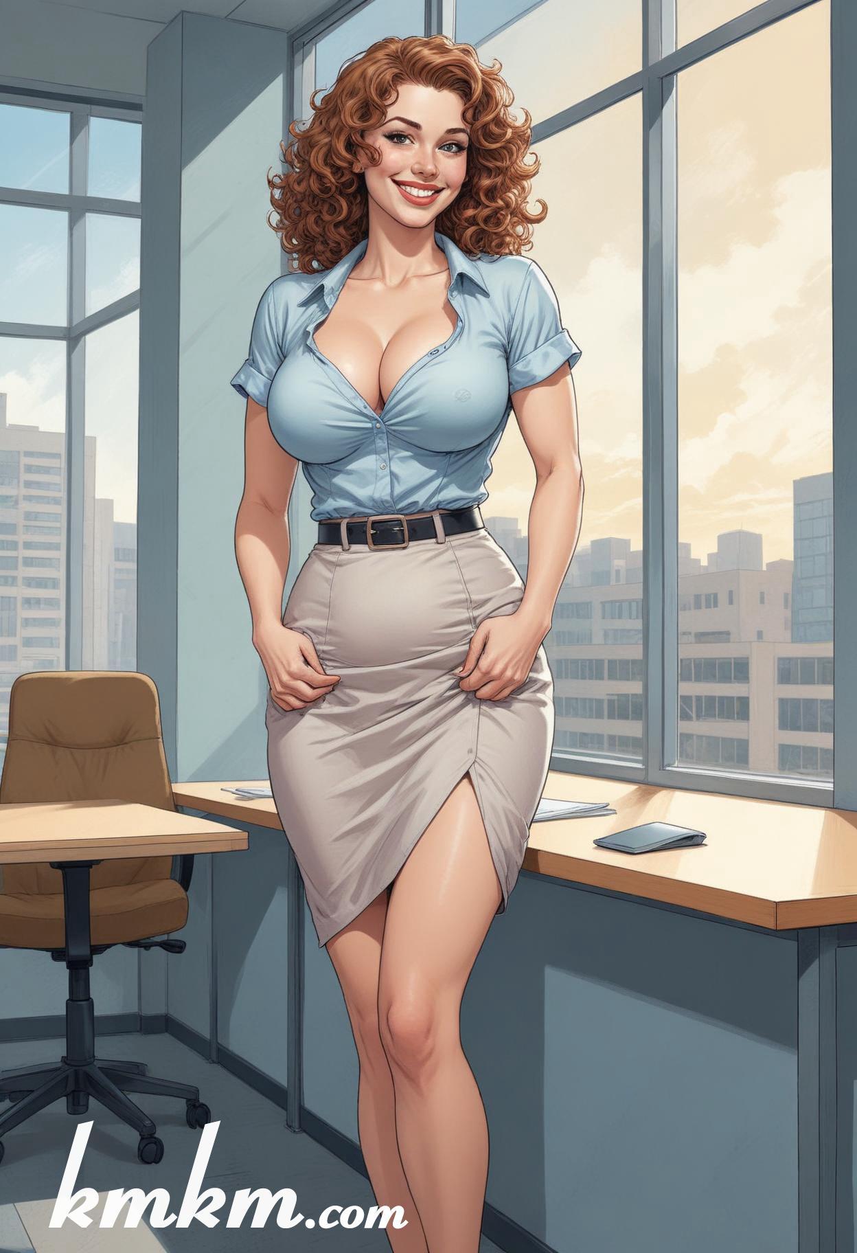 Businesswoman outfit aesthetic cartoon drawing 18