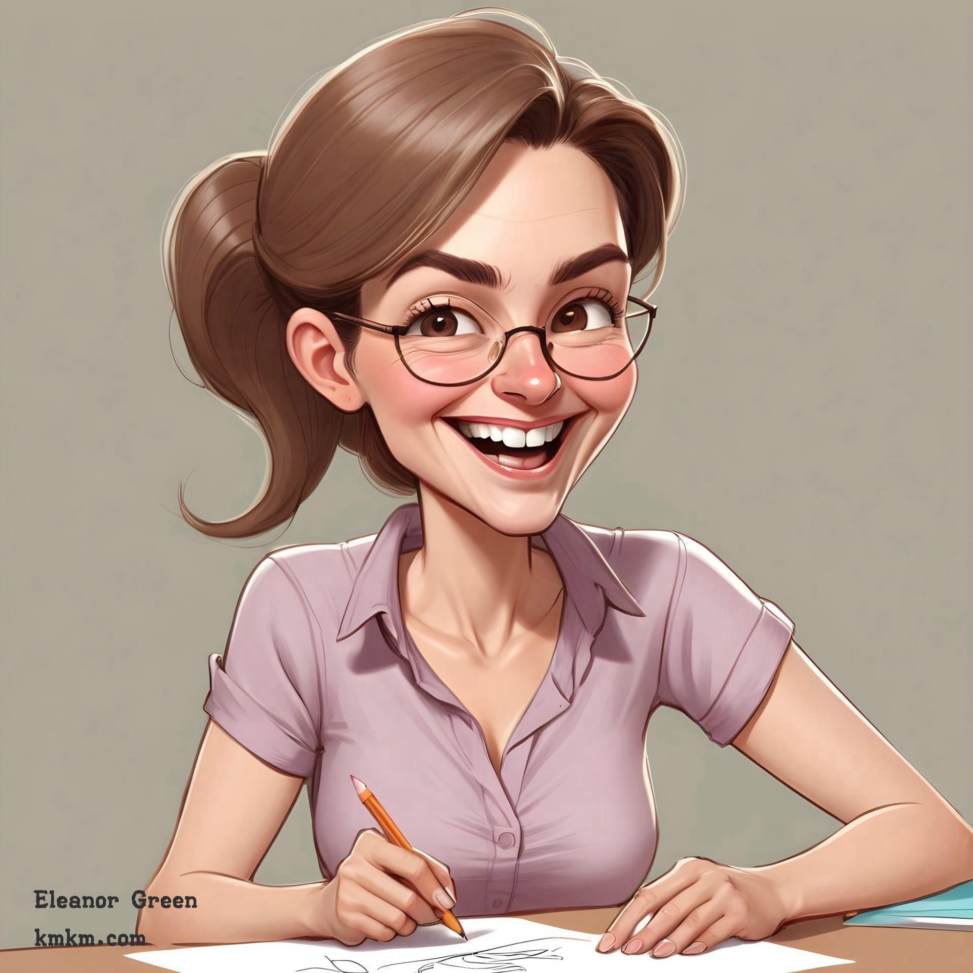 Caricature artist online 08