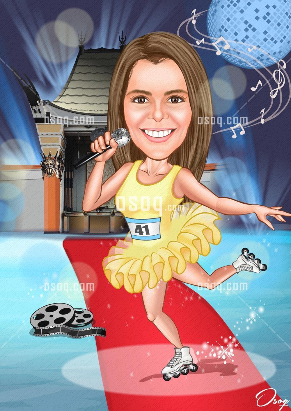 Birthday cartoon caricature 10