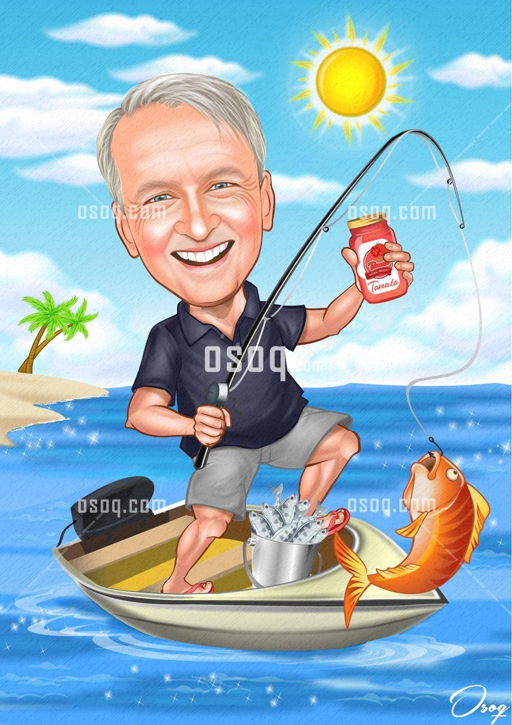 Birthday cartoon caricature 13