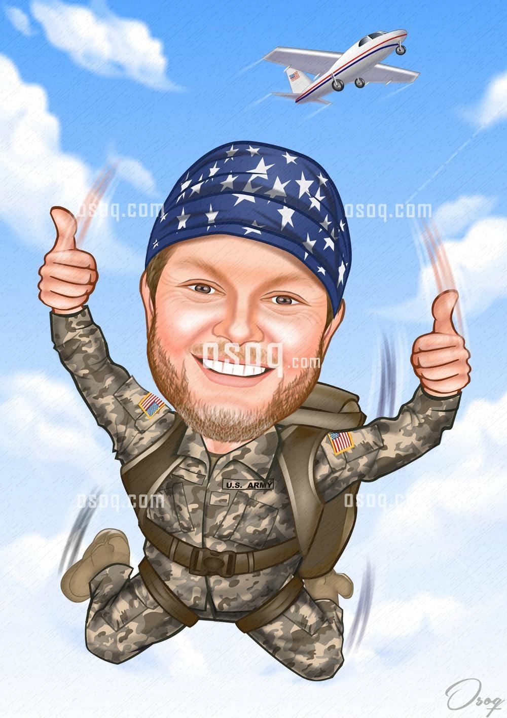 Birthday cartoon caricature 14