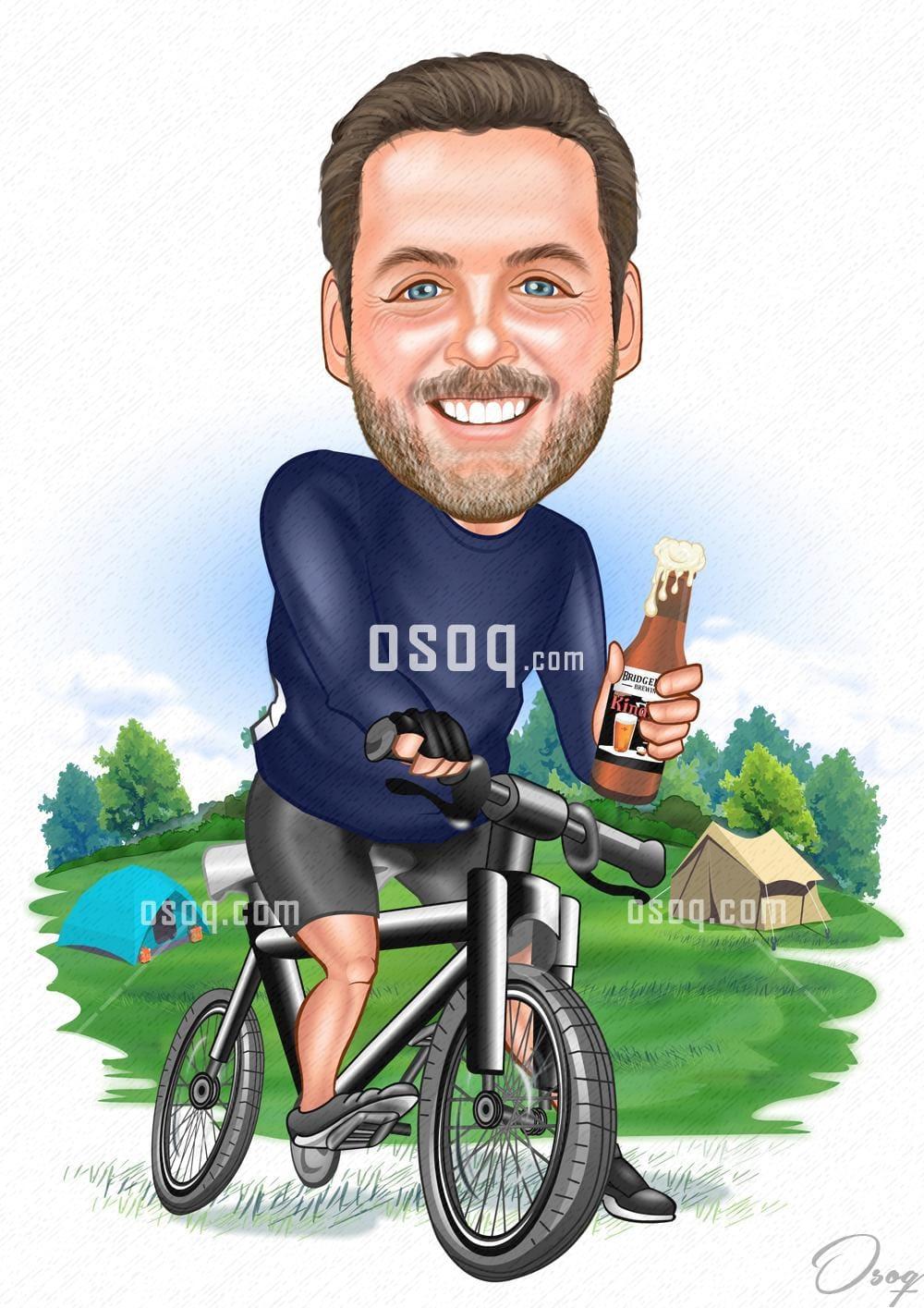 Birthday cartoon caricature 16
