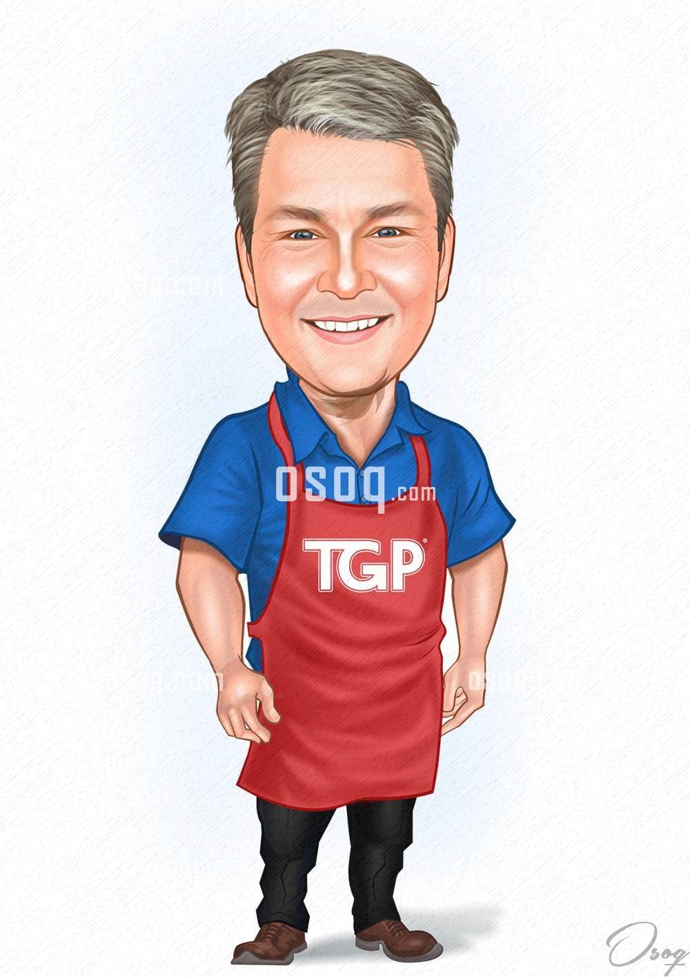 Business cartoon portrait 11