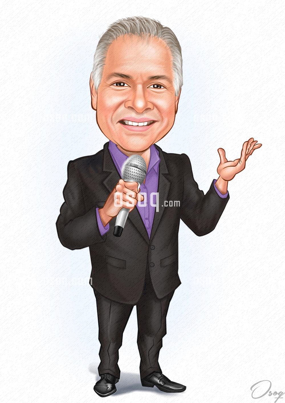 Businessman cartoon caricature 11