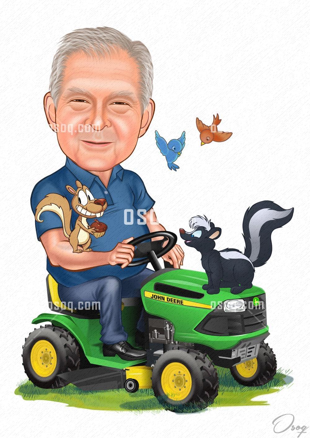 Car cartoon caricature 18
