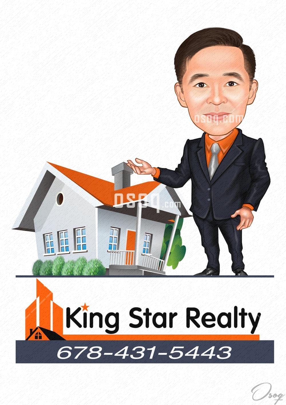 Cartoon logo caricature 05