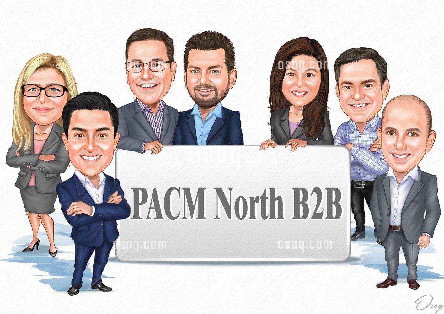 Company cartoon caricature 01