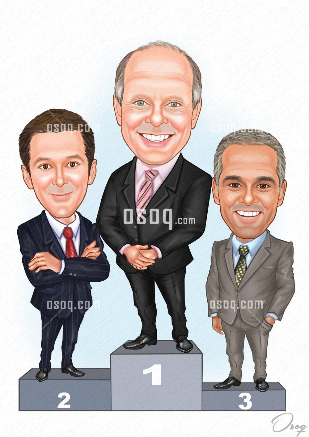 Company cartoon caricature 03