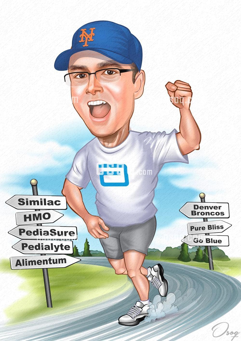 Custom cartoon caricature 07