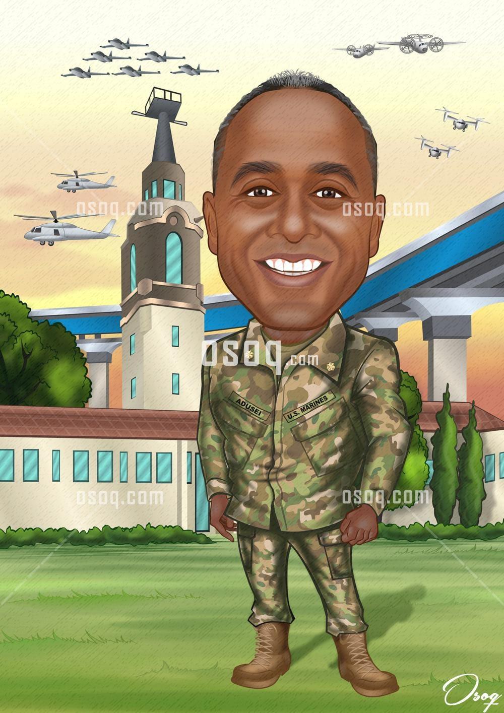 Custom cartoon caricature 11