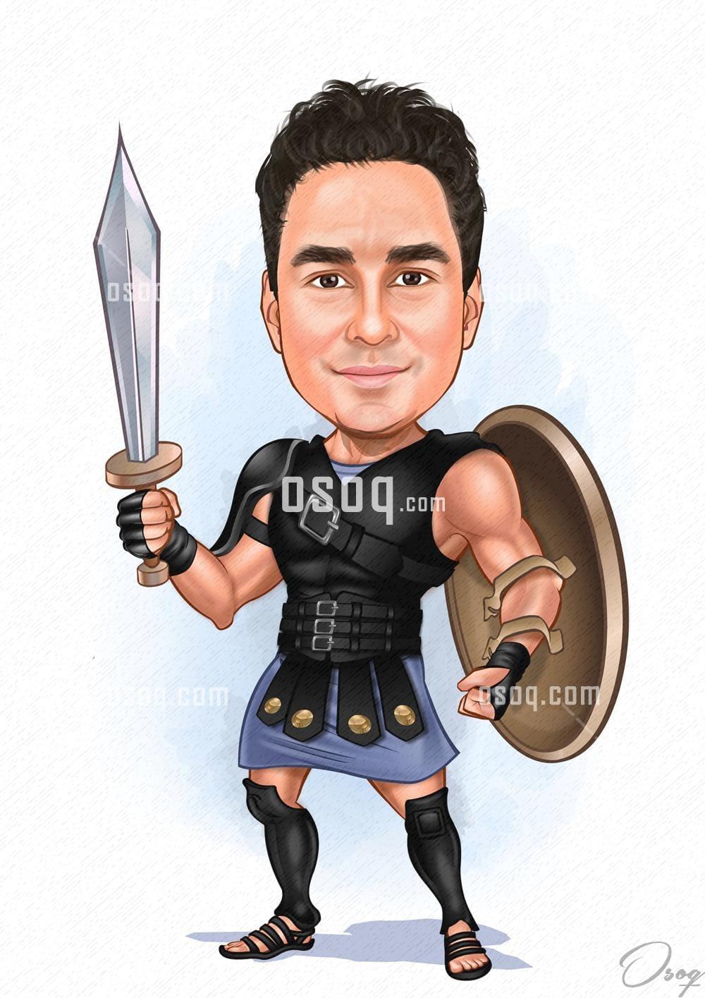 Custom cartoon caricature 15