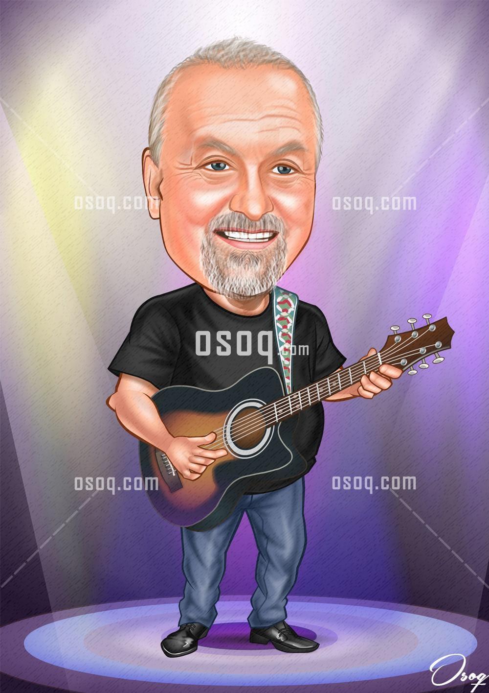 Custom cartoon caricature 16