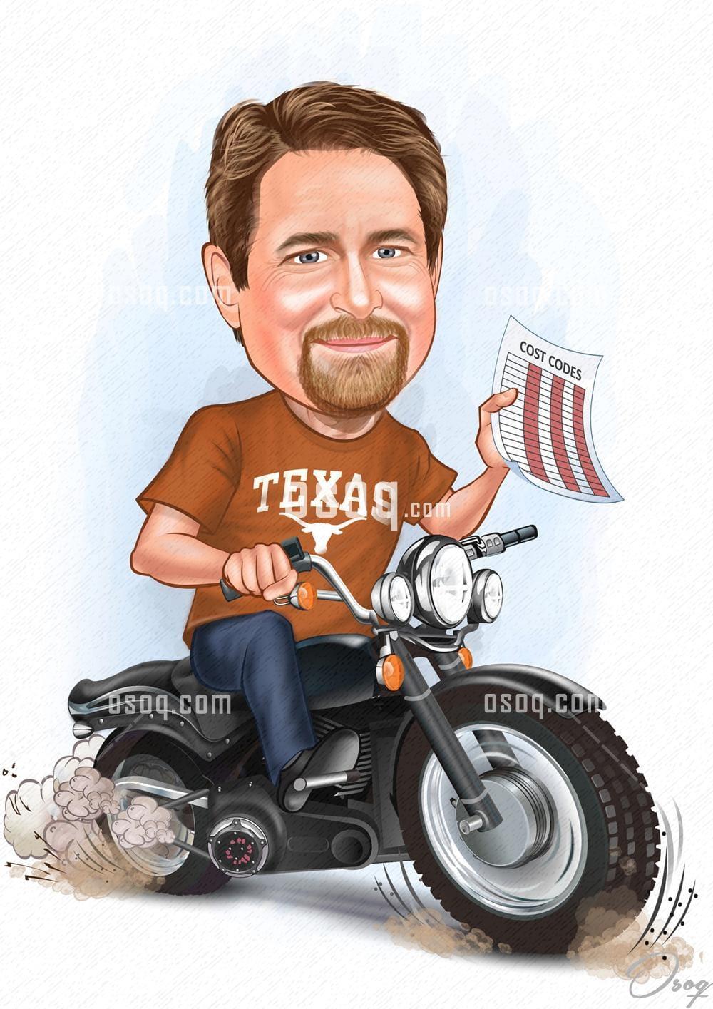 Custom cartoon caricature 17