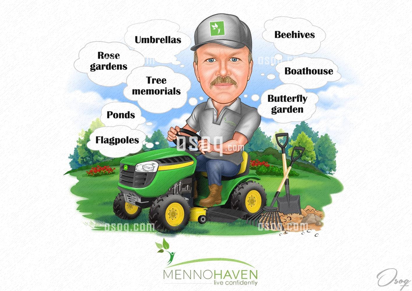 Custom cartoon caricature 18