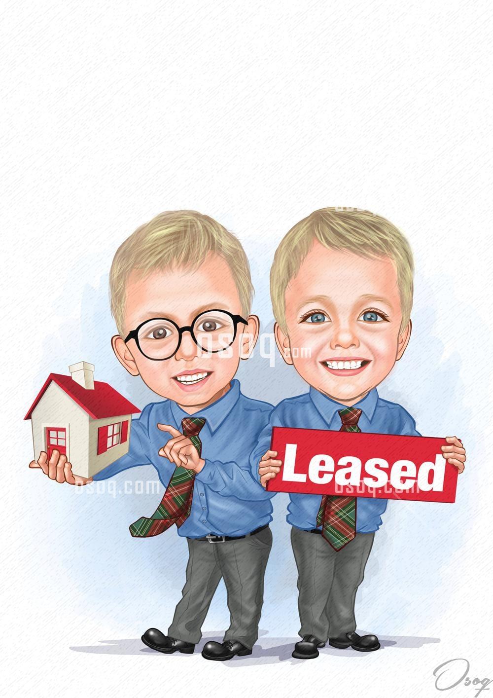 Custom cartoon caricature 20