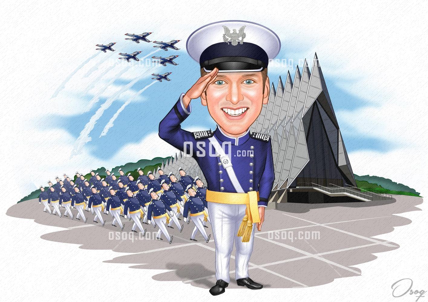 Digital cartoon caricature 01