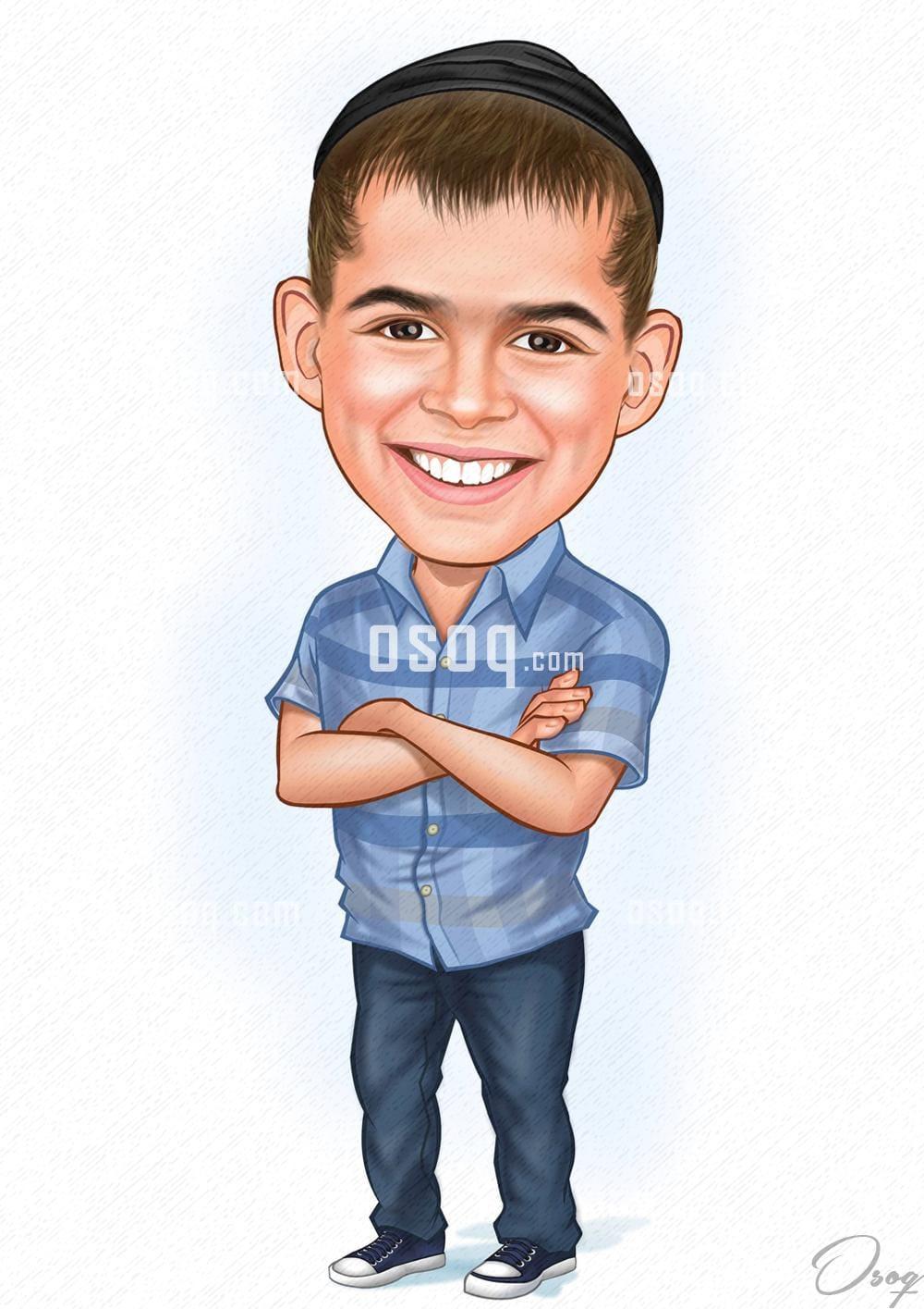 Digital cartoon caricature 12