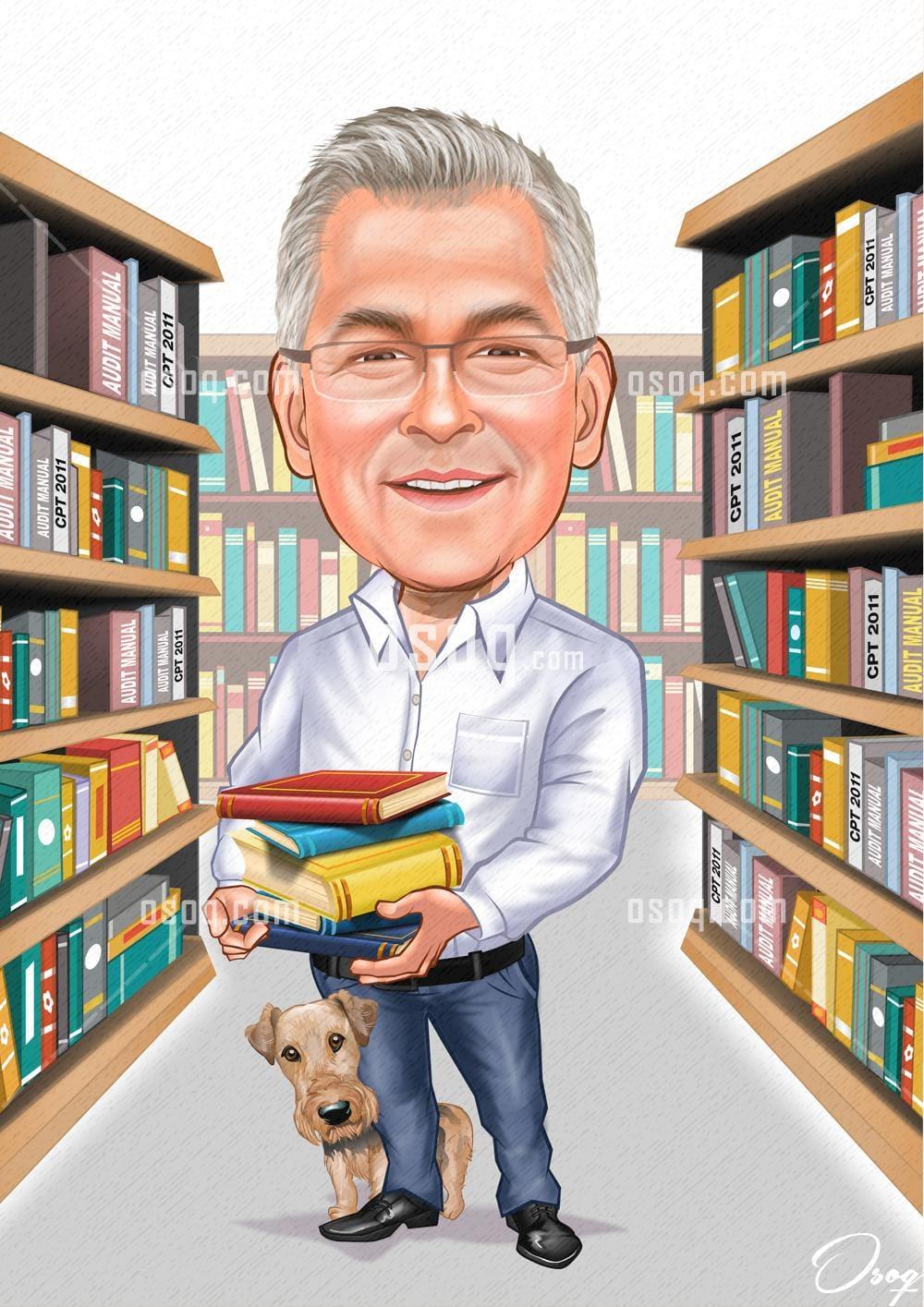 Digital cartoon caricature 14