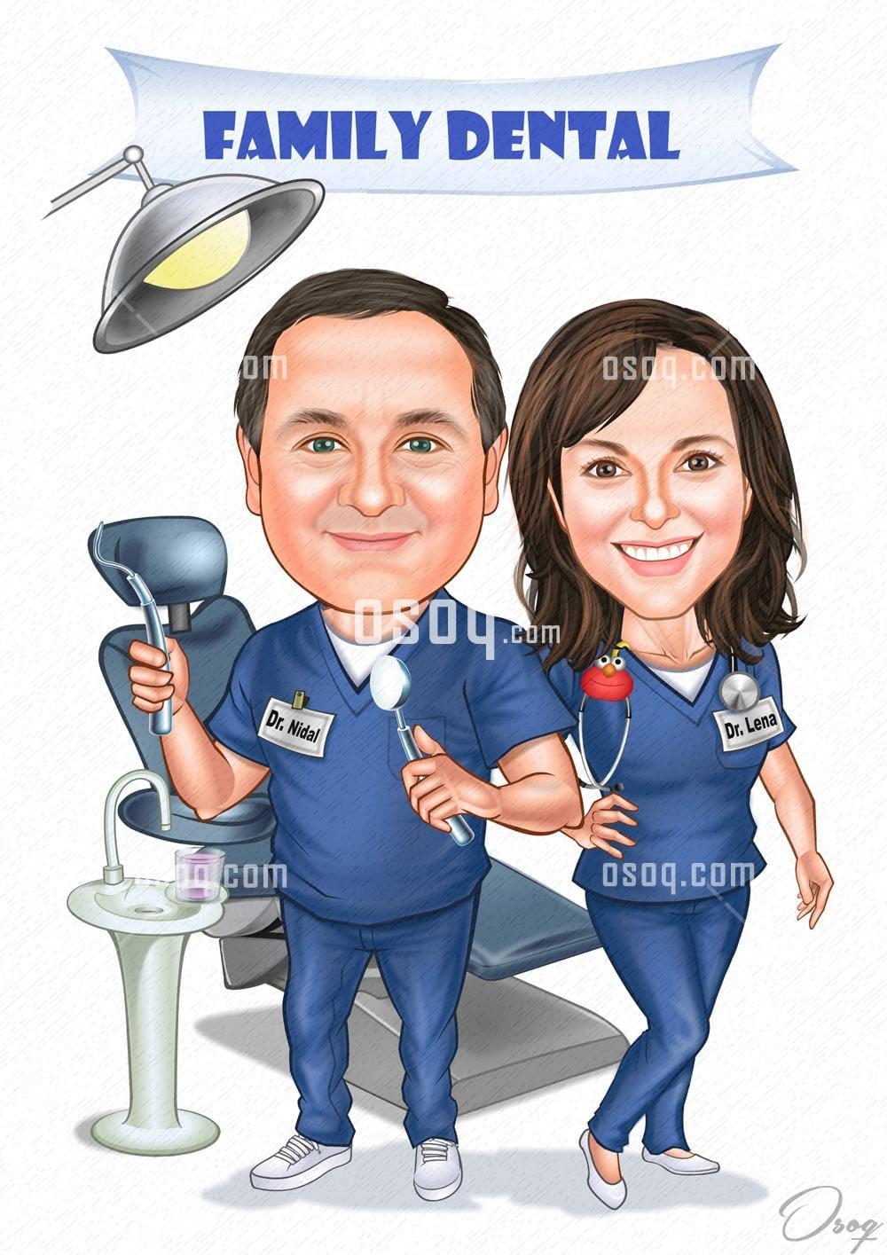 Digital cartoon caricature 20