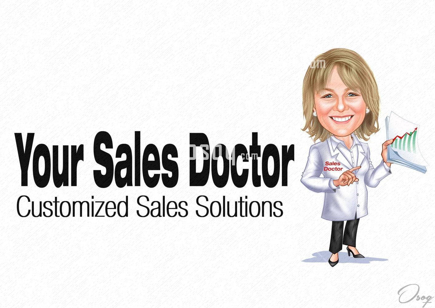 Doctor cartoon caricature 01