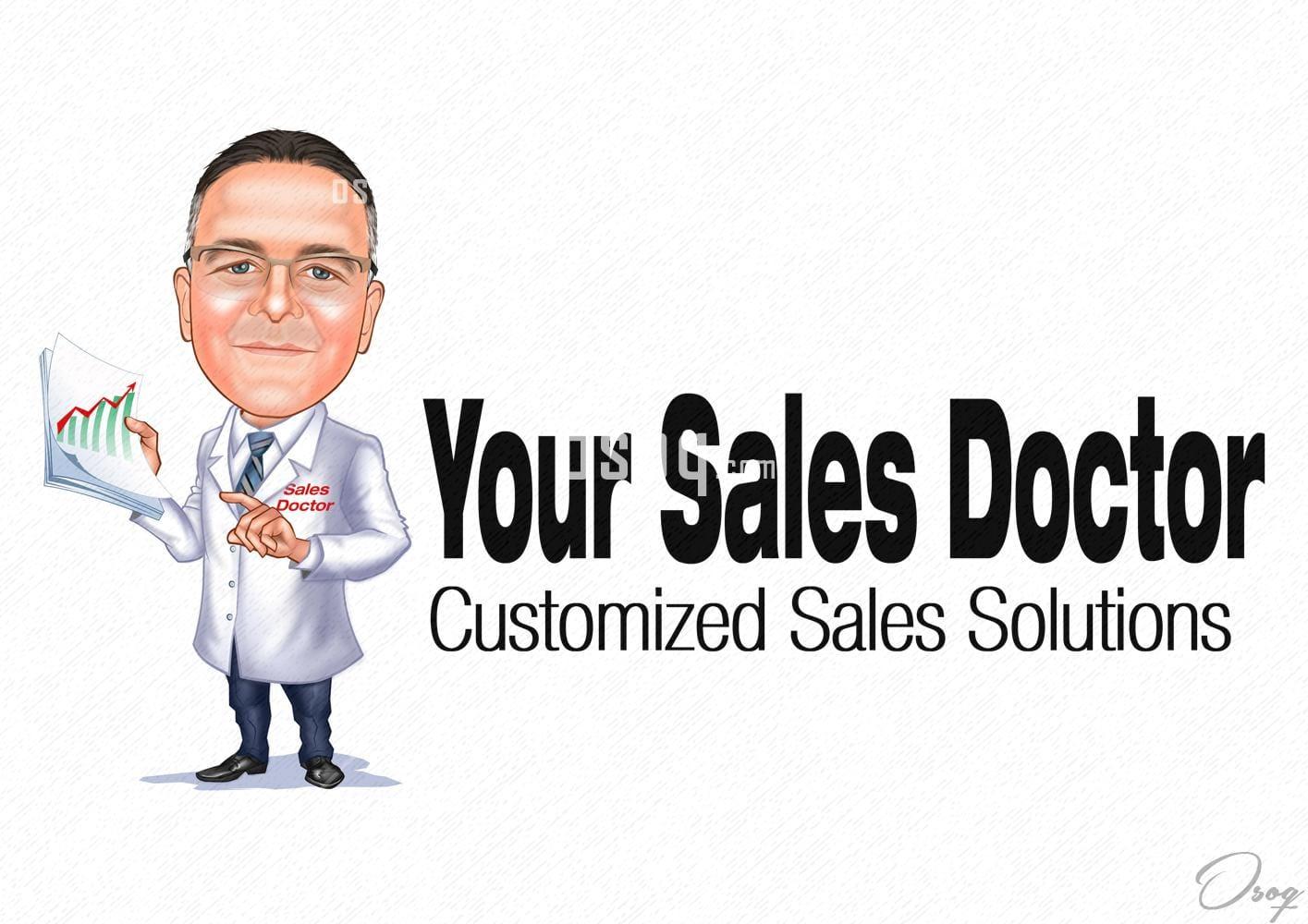Doctor cartoon caricature 02