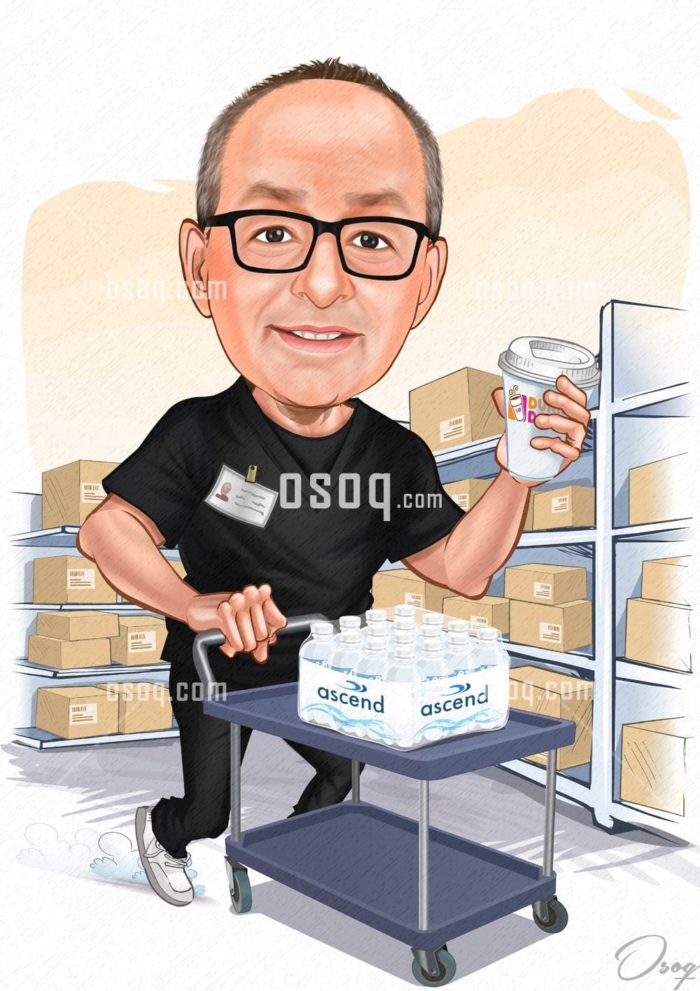 Doctor cartoon caricature 14