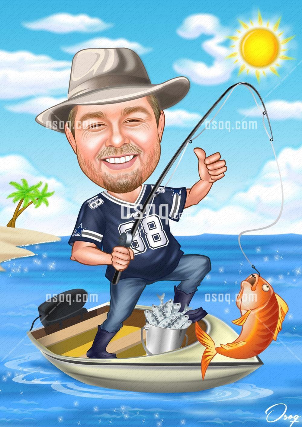 Happy birthday cartoon caricature 09