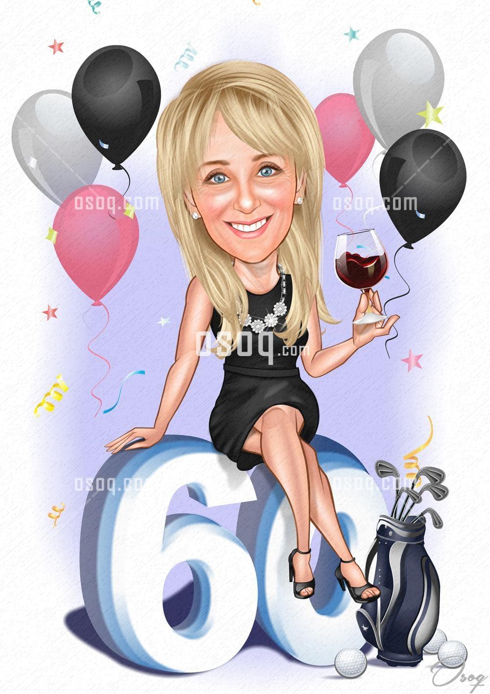 Happy birthday cartoon caricature 10
