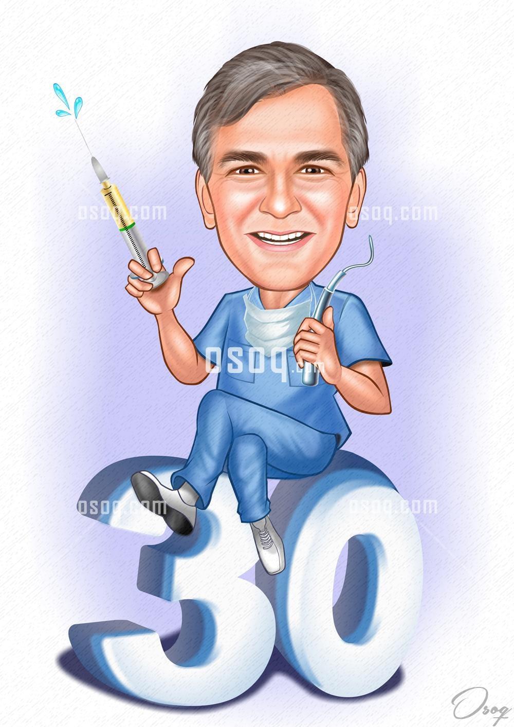 Happy birthday cartoon caricature 11