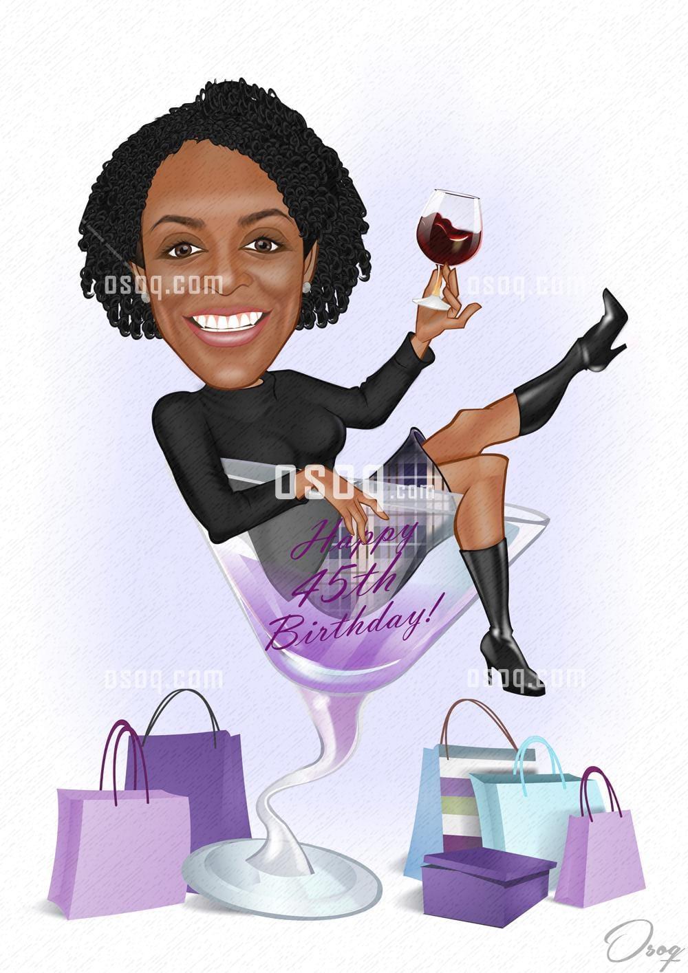 Happy birthday cartoon caricature 12