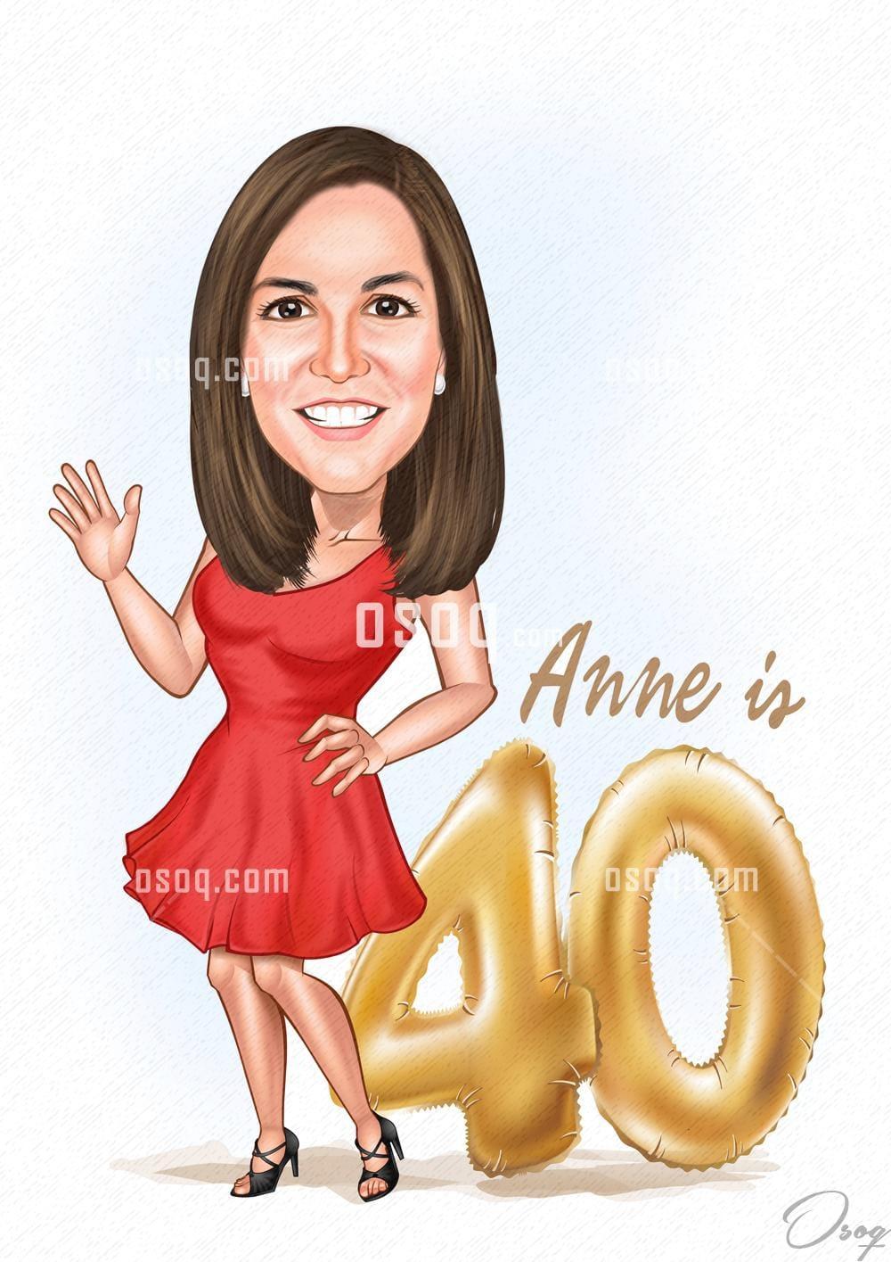 Happy birthday cartoon caricature 19
