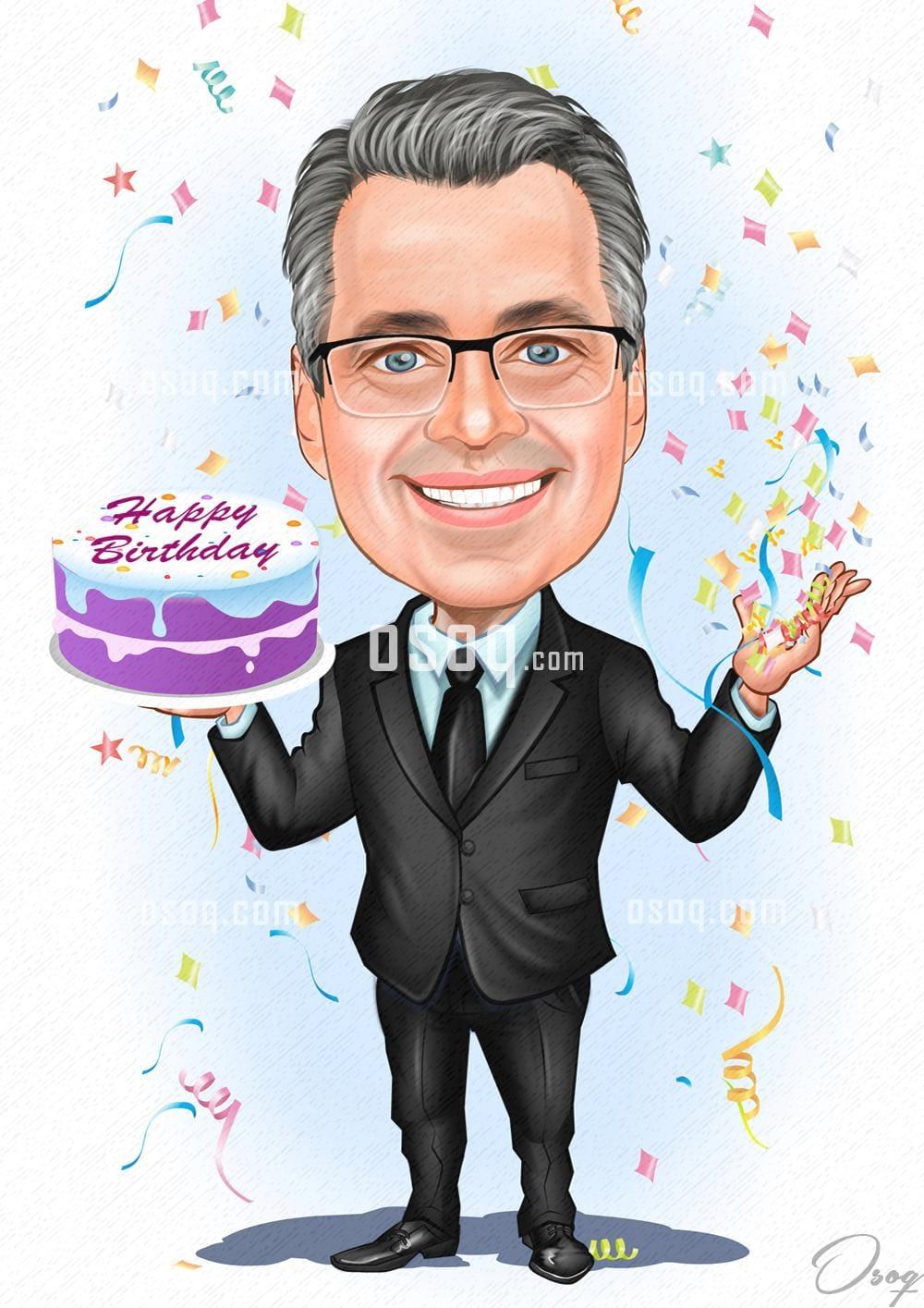 Happy birthday cartoon caricature 20