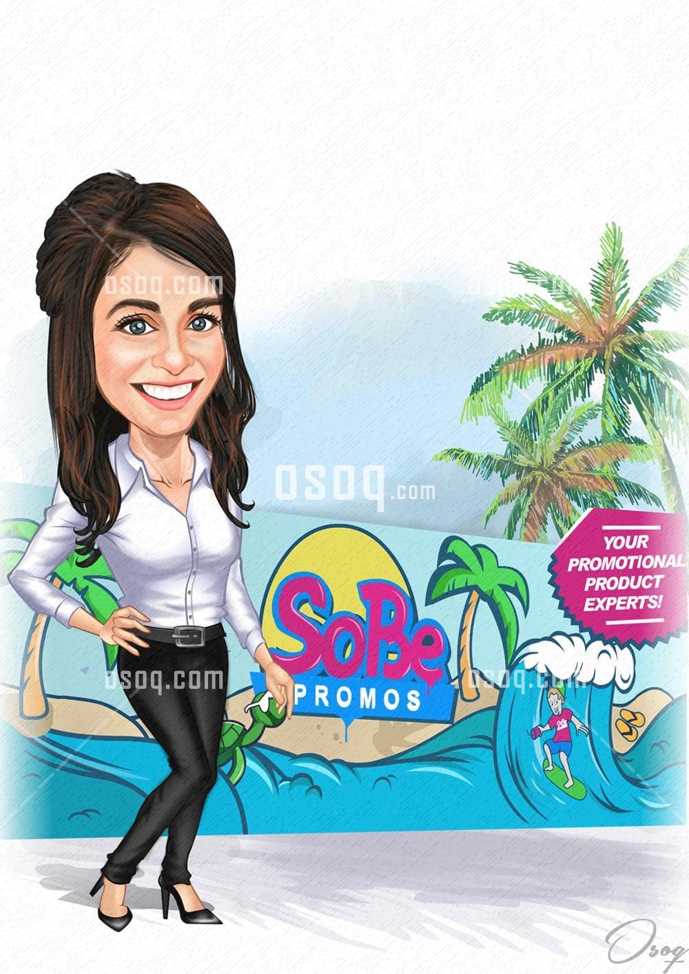 Illustration cartoon caricature 18