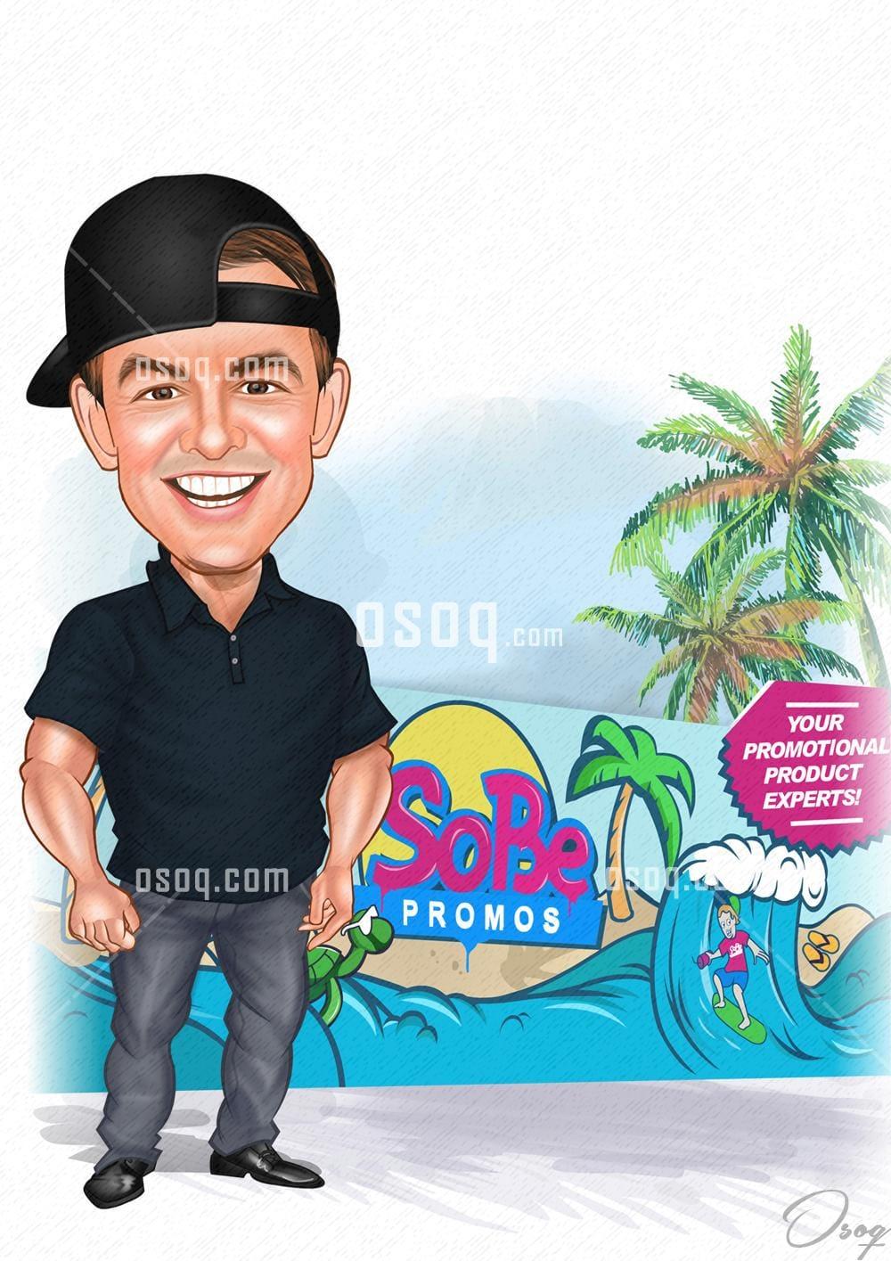 Illustration cartoon caricature 19