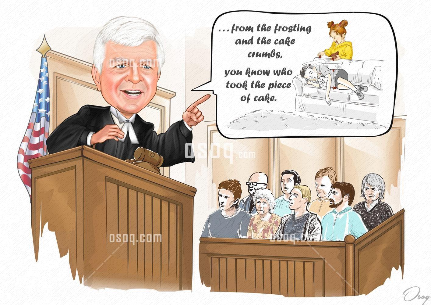 Illustration cartoon caricature 20