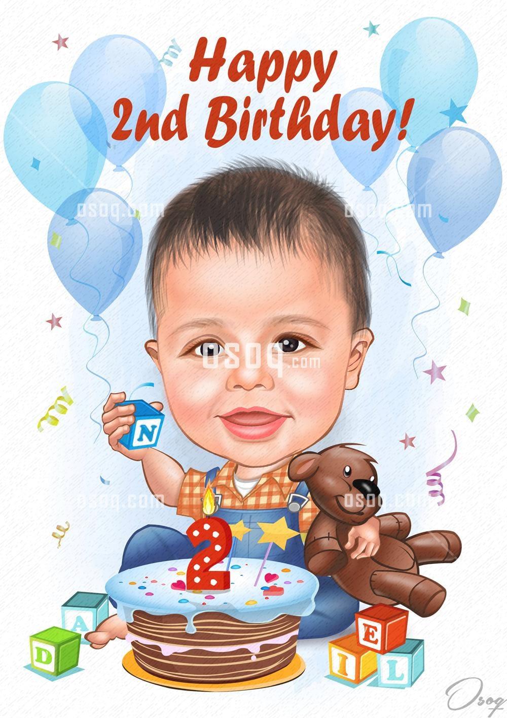 Kids cartoon caricature 01