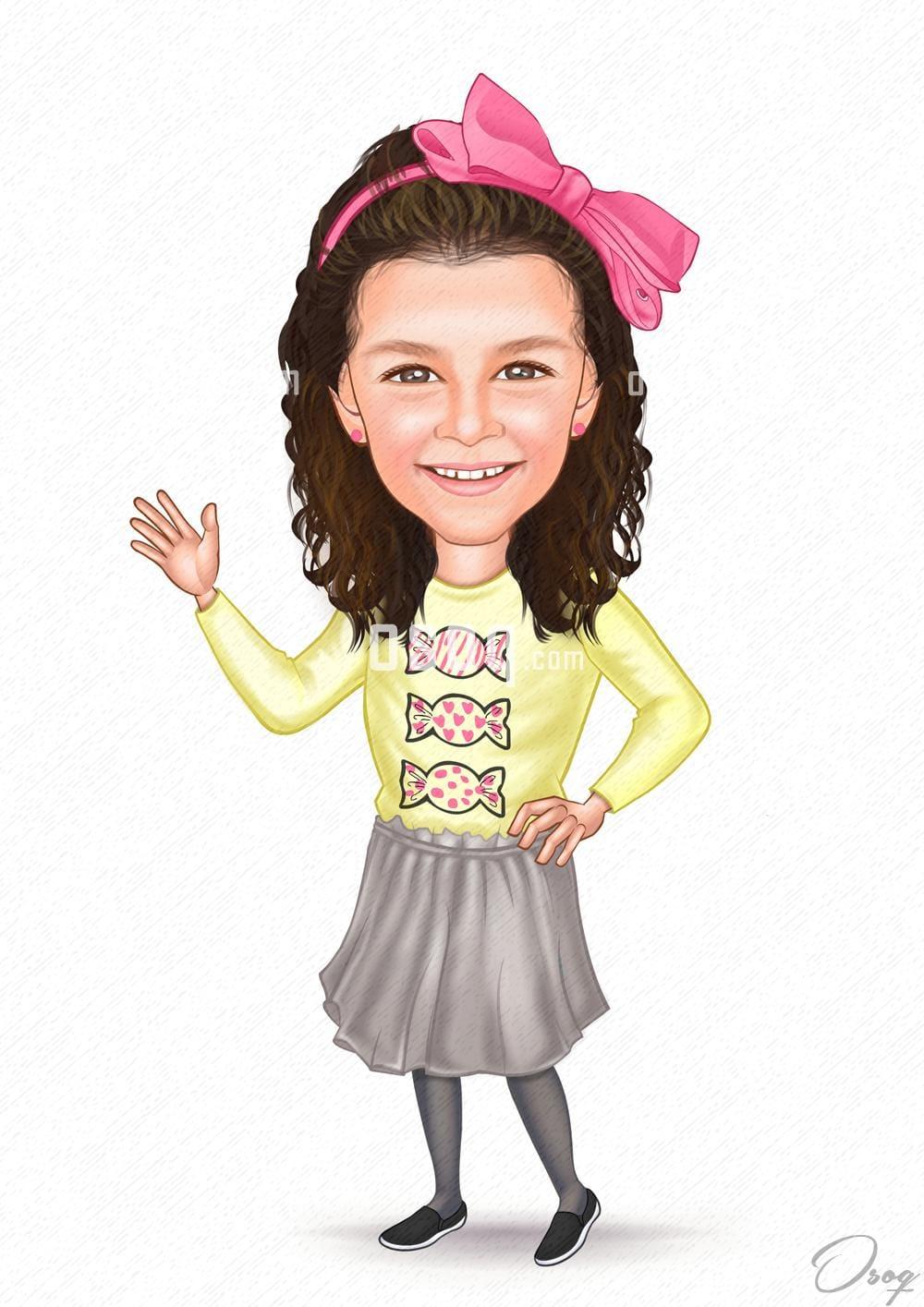 Kids cartoon caricature 06