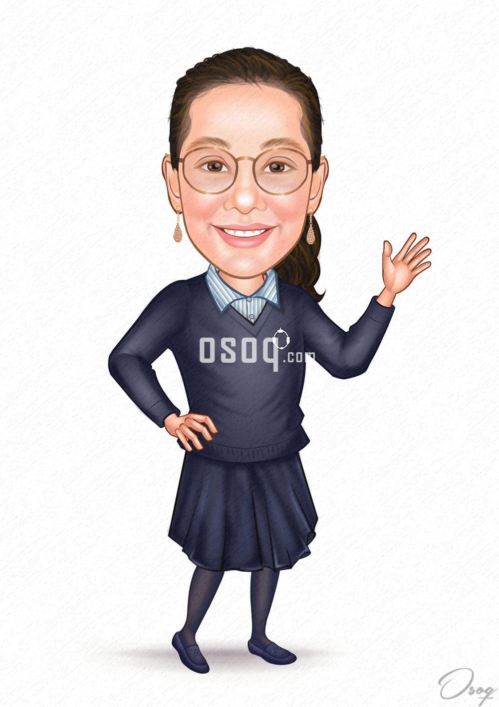 Kids cartoon caricature 07
