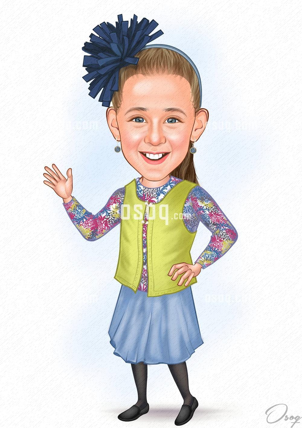 Kids cartoon caricature 14