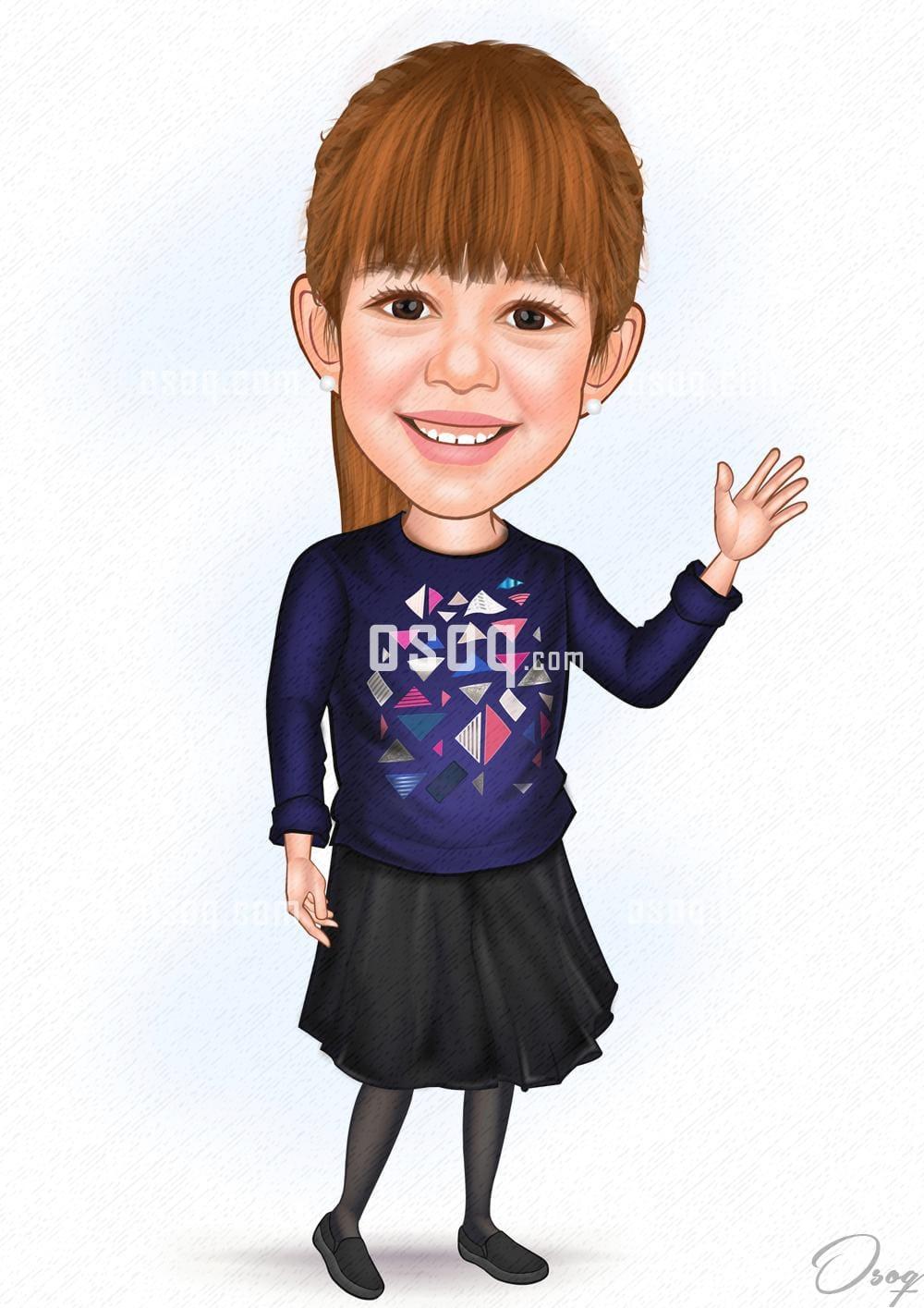 Kids cartoon caricature 15
