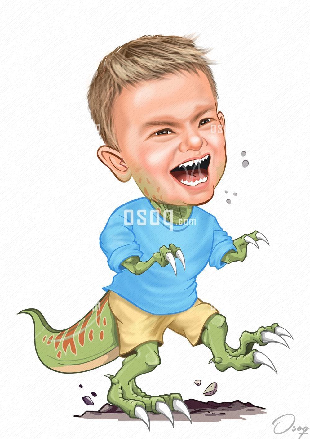 Kids cartoon caricature 19